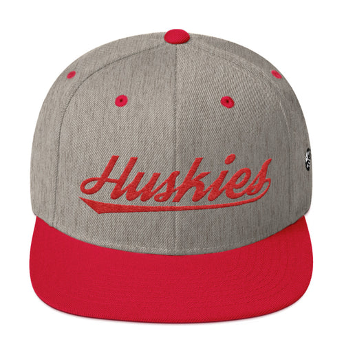 Redford Huskies Gray Snapback Hat