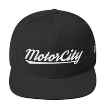 Motor City Black Snapback Hat