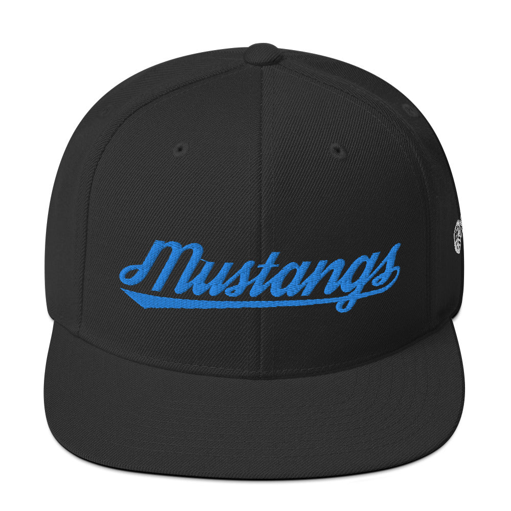Mumford Mustangs Black Snapback Hat