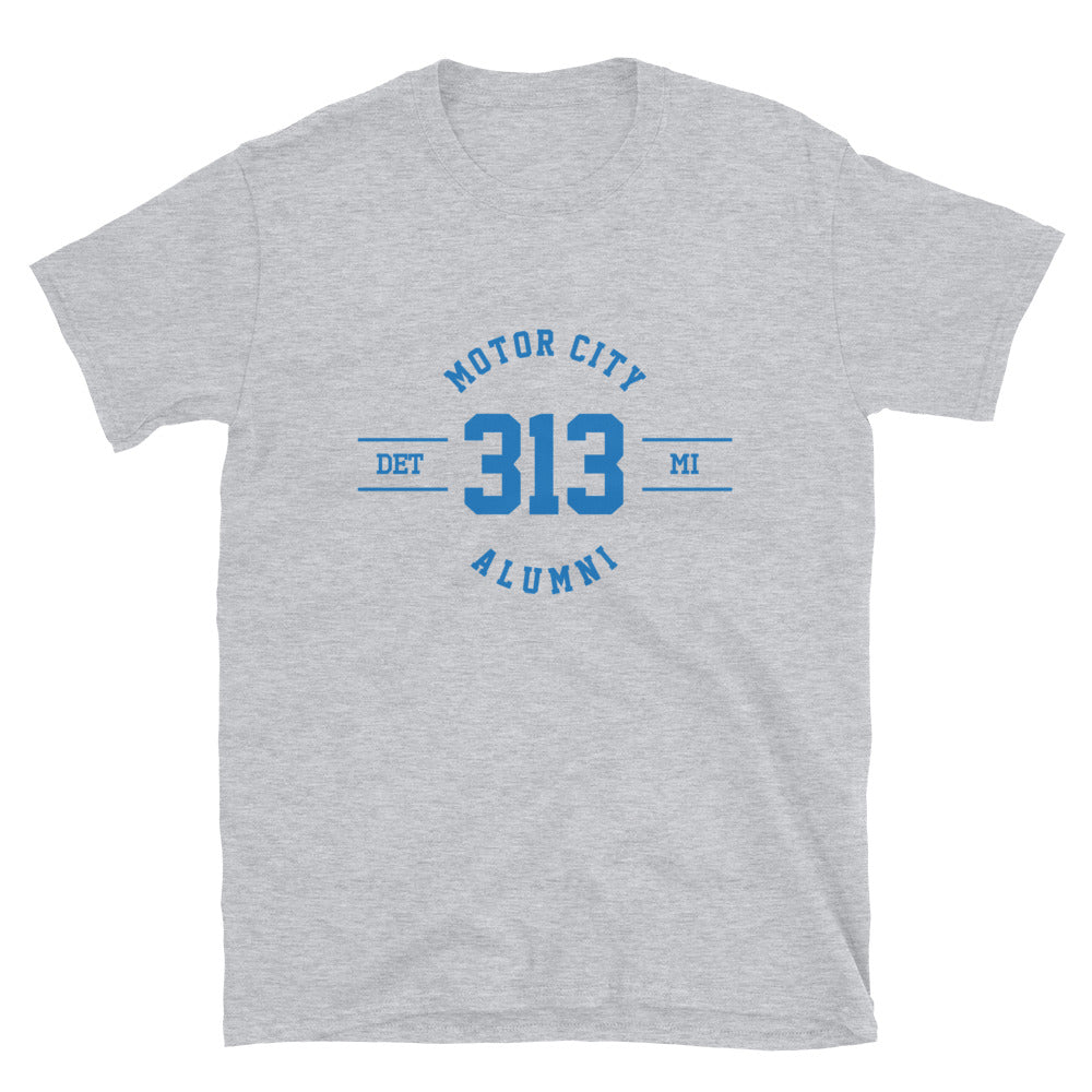 313 Motor City (Blue/Gray) T-Shirt