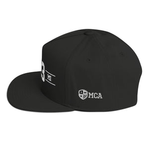 313 Motor City (Black/White) Snapback Hat