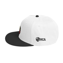 Motor City Alumni Logo Seal Black + White Snapback Hat