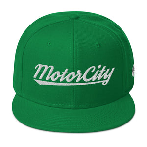 Motor City Alumni Green Snapback Hat
