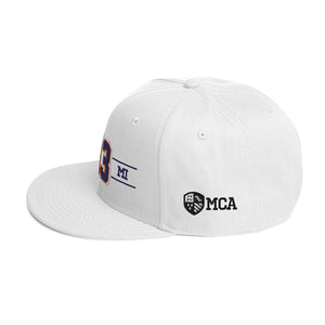 313 Motor City (White/Navy) Snapback