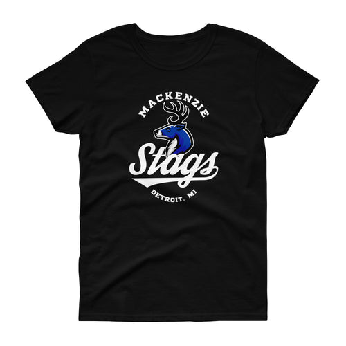 Mackenzie Stags Women's Black T-Shirt