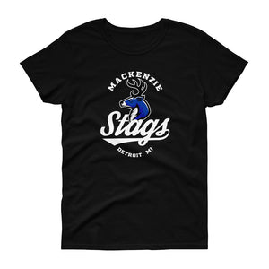 Mackenzie Stags Women's Black T-Shirt