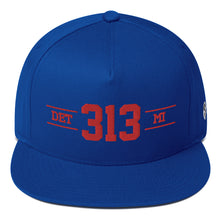 313 Motor City (Red/Blue) Snapback Hat