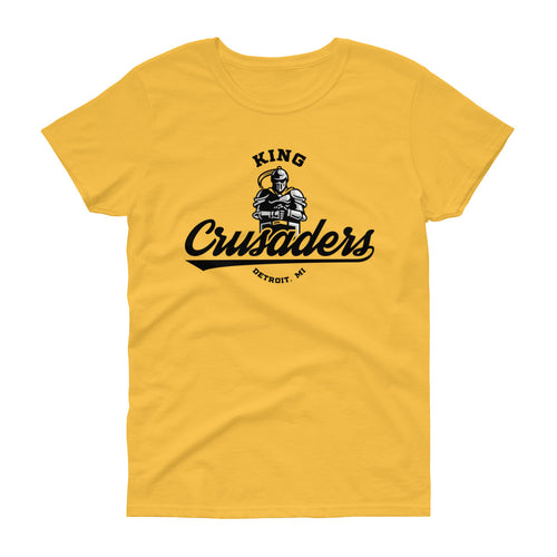 King Crusaders Women's Gold T-Shirt