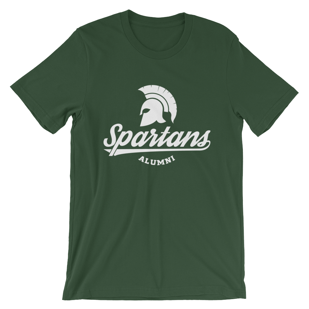 Motor City Spartans Alumni Green T-Shirt