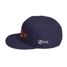 313 Motor City (Blue/Orange) Snapback Hat