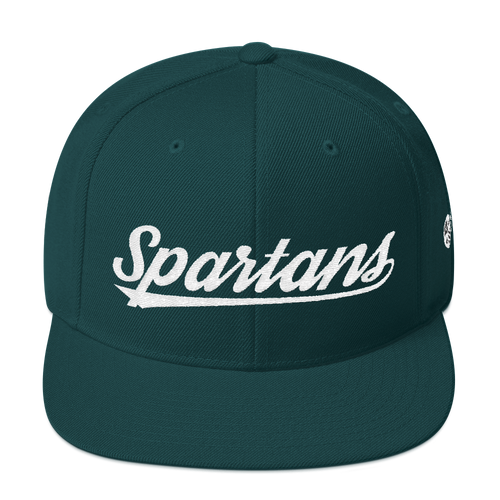 Motor City Spartans Green Snapback Hat
