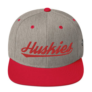 Redford Huskies Gray Snapback Hat