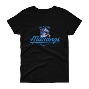 Mumford Mustangs Women's Black T-shirt