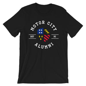 Motor City Alumni Logo Seal Black T-Shirt