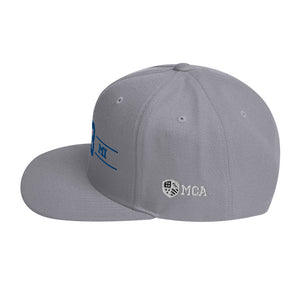 313 Motor City (Blue/Gray) Snapback Hat