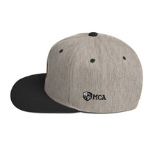 Motor City Alumni Logo Seal Black + Heather Gray Snapback Hat