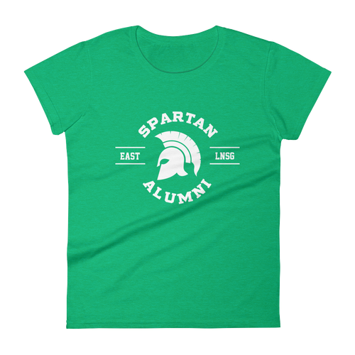 Motor City Spartans Classic Women's Green T-shirt