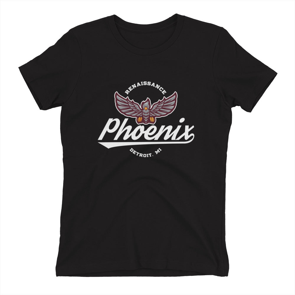 Renaissance Phoenix Women's Black T-Shirt