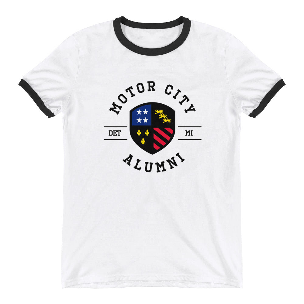 Motor City Alumni Logo Seal Ringer T-Shirt