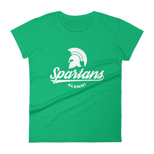 Motor City Spartans Alumni Green Women's T-shirt