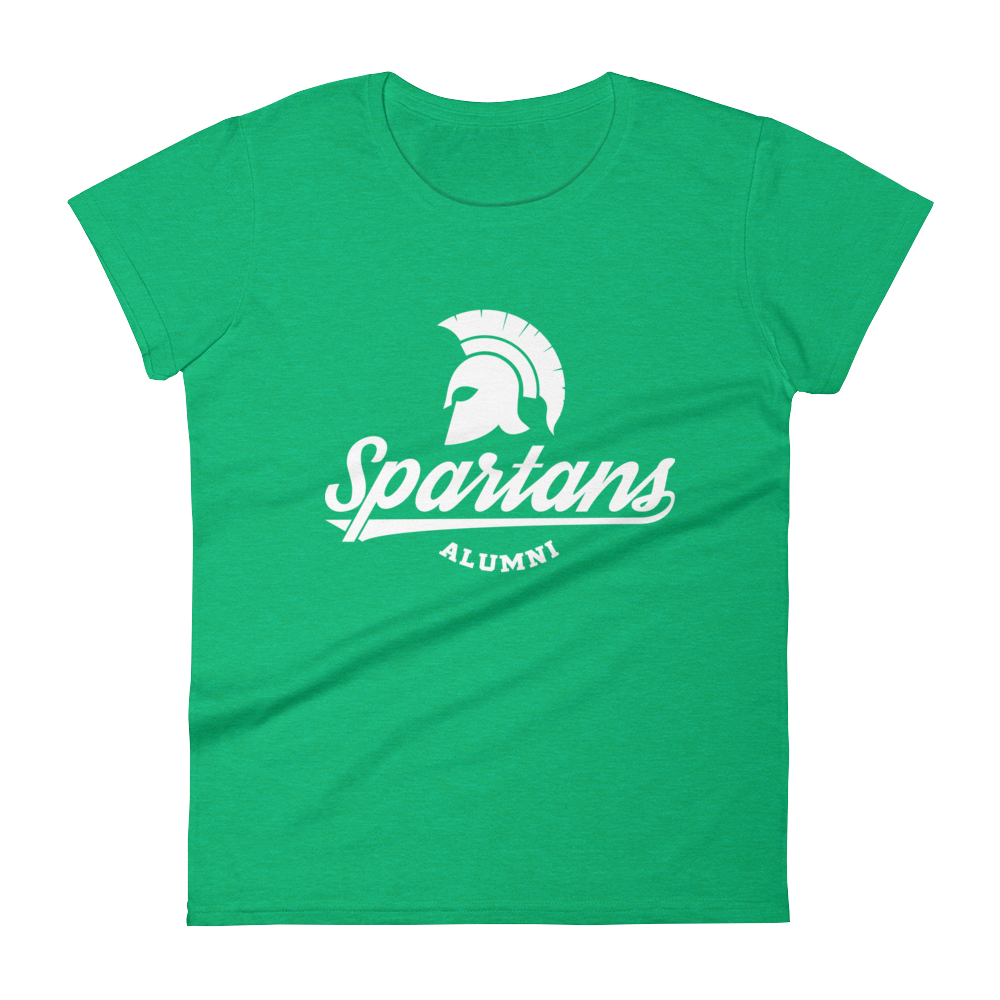 Motor City Spartans Alumni Green Women's T-shirt