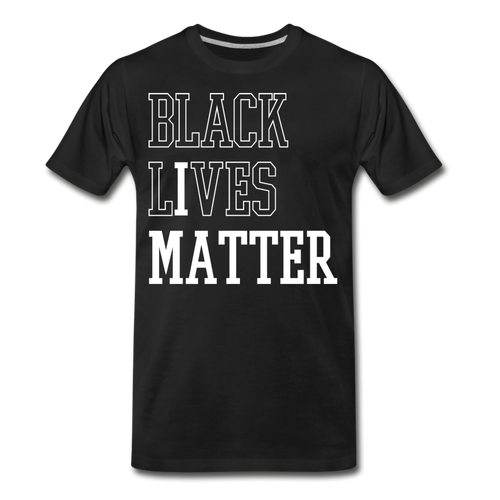 BLACK L(I)VES MATTER T-SHIRT - black