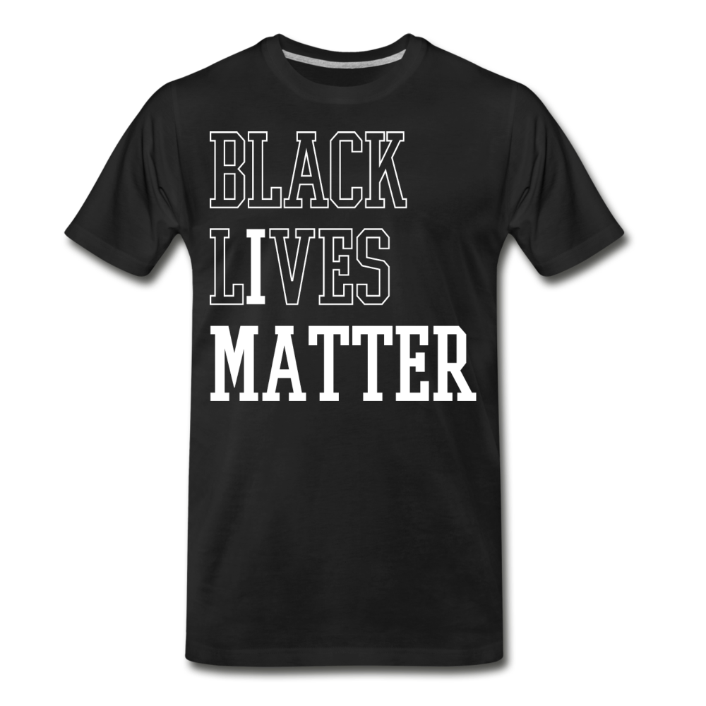 BLACK L(I)VES MATTER T-SHIRT - black