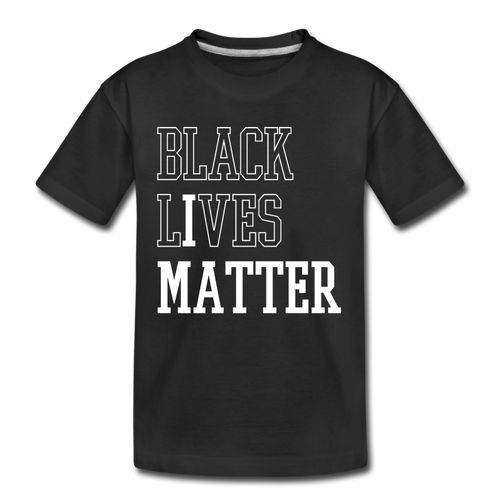 Black L(i)ves Matter Kids' T-Shirt - black