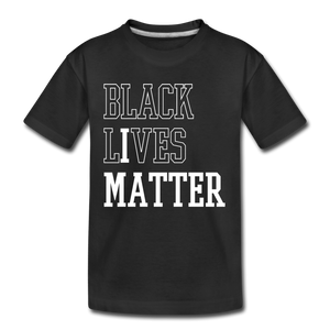 Black L(i)ves Matter Kids' T-Shirt - black