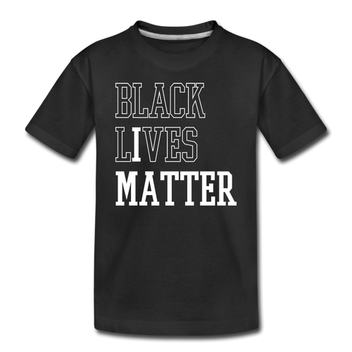 Black L(i)ves Matter Toddler T-Shirt - black
