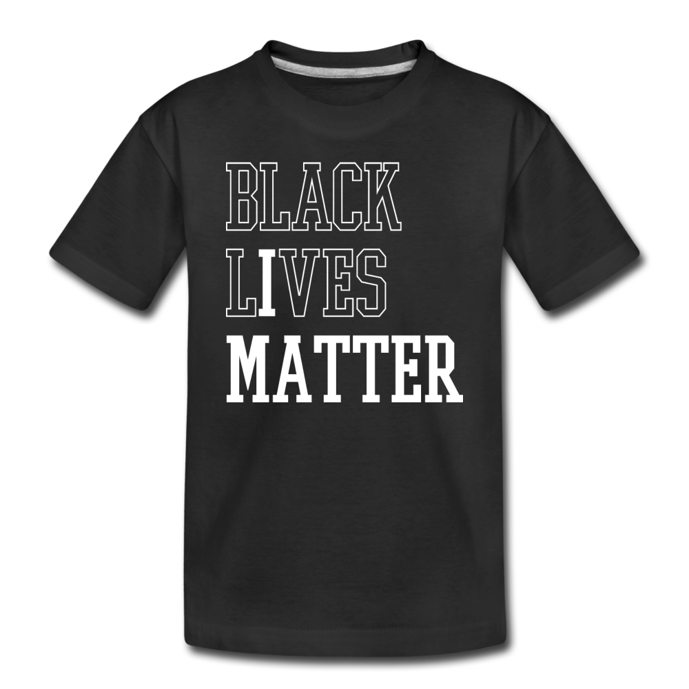 Black L(i)ves Matter Toddler T-Shirt - black